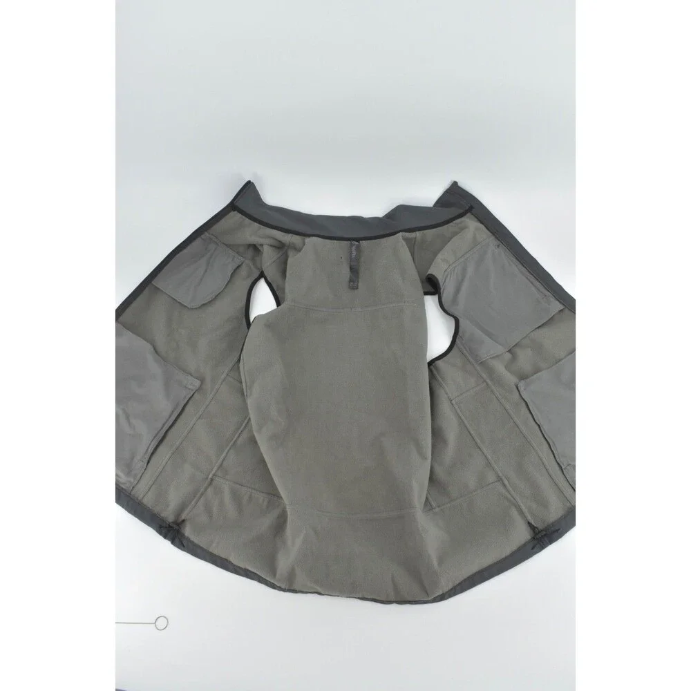 MoFiz Mens 3XL Softshell Fleece Lined Vest Grey Golf Activewear